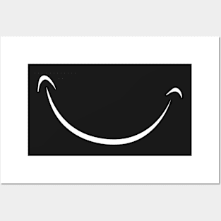 Smiley Face- Funny Gift for Girlfriend with Smile, illustration idea for Friend Posters and Art